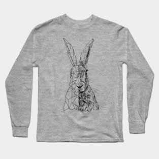 Rabbit and Polygon Long Sleeve T-Shirt